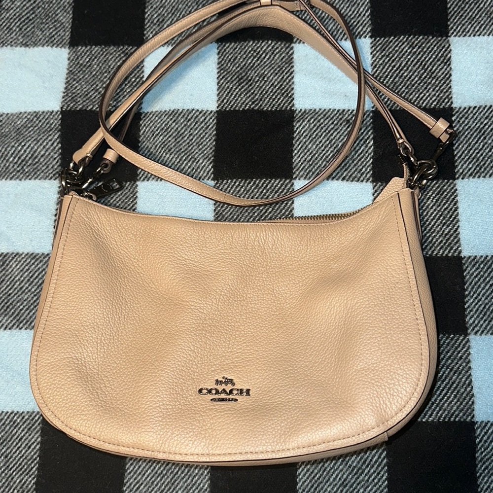 Coach Chelsea Crossbody Handbag Purse Beige, Tan